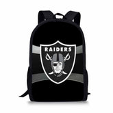Las Vegas Raiders Footbal Team Full Printed Backpack Schoolbag Travel Notebook Bag for Kids Students