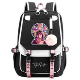 Taylor Swift Waterproof Backpack School Notebook Travel Bags USB Charging