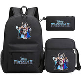Frozen Elsa Anna Princess Printed Schoolbag Backpack Shoulder Bag Pencil Bag 3pcs set for Kids Students