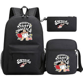 Captain Underpants Printed Schoolbag Backpack Shoulder Bag Pencil Bag 3pcs set for Kids Students