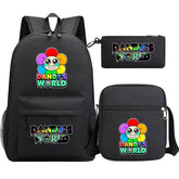 Dandy's World Schoolbag Backpack Shoulder Bag Pencil Case set for Kids Students