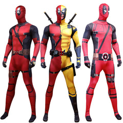 Deadpool And Wolverine Cosplay Costume Kids Adults Bodysuit Halloween Fancy Jumpsuits