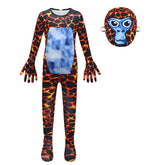 Gorilla Tag Cosplay Costume with Mask Boys Girls Bodysuit Halloween Fancy Jumpsuits