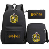 Gryffindor Ravenclaw Hufflepuff Slytherin Schoolbag Backpack Shoulder Bag Pencil Bag Set Gift for Kids Students