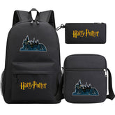 Hegwig Schoolbag Backpack Shoulder Bag Pencil Bag Set Gift for Kids Students