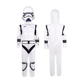 Star Wars Imperial Stormtrooper Cosplay Costume with Mask Boys Girls Bodysuit Halloween Fancy Jumpsuits