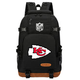 Kansas City Chiefs Football Team Rugby Waterproof Backpack School Notebook Travel Bag
