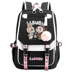 La BuBu Waterproof Backpack School Notebook Travel Bags USB Charging