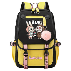 La BuBu Waterproof Backpack School Notebook Travel Bags USB Charging