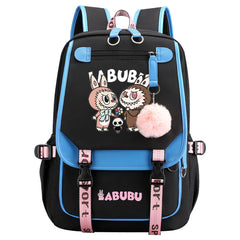 La BuBu Waterproof Backpack School Notebook Travel Bags USB Charging