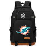 Miami Dolphins Football Team Rugby Waterproof Backpack School Notebook Travel Bag