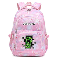 Minecraft Creeper Water Proof Backpack Notebook Travel Bags Casual School Bag For School Students