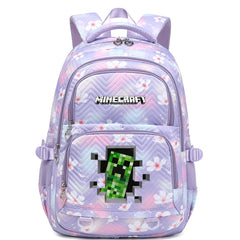 Minecraft Creeper Water Proof Backpack Notebook Travel Bags Casual School Bag For School Students