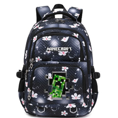 Minecraft Creeper Water Proof Backpack Notebook Travel Bags Casual School Bag For School Students