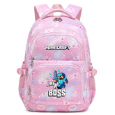 Minecraft Water Proof Backpack Notebook Travel Bags Casual School Bag For School Students