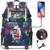 The Owl House USB Charging Backpack School Notebook Travel Bags