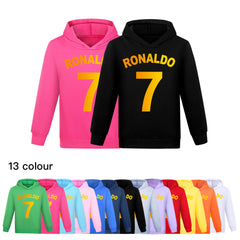 CR7 Ronaldo Football Casual Sweatshirt Spring Autumn Hoodie for Kids