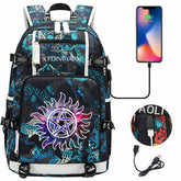 Winchester USB Charging Backpack School Notebook Travel Bags