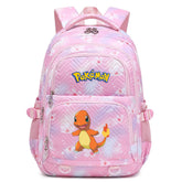 Pikachu Charmander Water Proof Backpack Notebook Travel Bags Casual School Bag For School Students