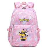 Pikachu Pokemon Water Proof Backpack Notebook Travel Bags Casual School Bag For School Students