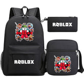 Roblox Game Schoolbag Backpack Shoulder Bag Pencil Case set for Kids Students