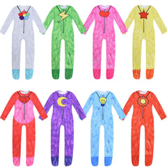Smiling Critters Catnap Costume with Mask Boys Girls Bodysuit Halloween Fancy Jumpsuits