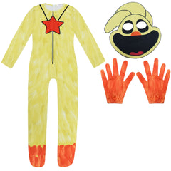 Smiling Critters Catnap Costume with Mask Boys Girls Bodysuit Halloween Fancy Jumpsuits