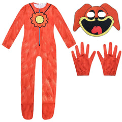 Smiling Critters Catnap Costume with Mask Boys Girls Bodysuit Halloween Fancy Jumpsuits