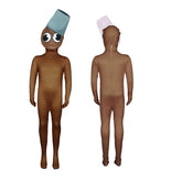 Sprunki Incredibox Cosplay Costume with Mask Boys Girls Bodysuit Halloween Fancy Jumpsuits