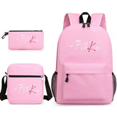 Stray Kids Schoolbag Backpack Shoulder Bag Pencil Case set for Kids Students