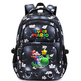 Super Mario Water Proof Backpack Notebook Travel Bags Casual School Bag For School Students