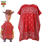 Toy Story 5 Woody Kids Halloween Cosplay Costume Red Cowboy Style Role Play Outfitle Role Play Outfit