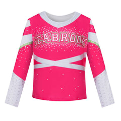 Zombies Out of This World Cheerleader Cosplay Costume for Girls Halloween Fancy Dress