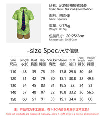 Zootopia Nick Fox Cosplay Costume Halloween Fancy Costumes Girls Boys