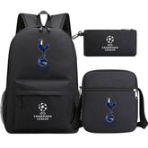 Tottenham Hotspur Football Club Schoolbag Backpack Shoulder Bag Pencil Bag 3pcs set for Kids Students
