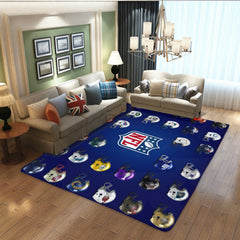 Rugby Football Team Rugs Bedroom Living Room Bathroom Carpet Mat Rug