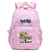 Dog Man Water Proof Backpack Notebook Travel Bags Casual School Bag For Middle School Students