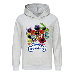 Smiling Critters Casual Sweatshirt Spring Autumn Hoodie for Kids