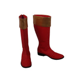 Power Ranger Rocky Cosplay Shoes Brown Boots Customized