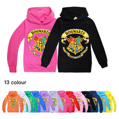 Hogwarts Casual Sweatshirt Spring Autumn Hoodie for Kids