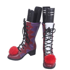 Stephen King's It Cosplay Shoes Red Pennywise Clown Boots Customized