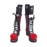 Stephen King's It Cosplay Shoes Red Pennywise Clown Boots Customized