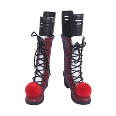 Stephen King's It Cosplay Shoes Red Pennywise Clown Boots Customized