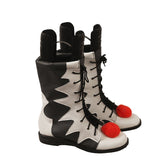 Stephen King's It Cosplay Shoes Black Pennywise Clown Boots Customized