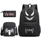 Venom Schoolbag Backpack Shoulder Bag Pencil Case set for Kids Students