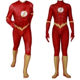 The Flash Cosplay Costume Kids Adults Bodysuit Halloween Fancy Jumpsuits