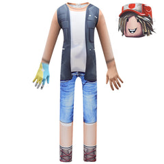 Roblox Pocket Devs Cosplay Costume for Boys Girls Bodysuit Halloween Fancy Jumpsuits