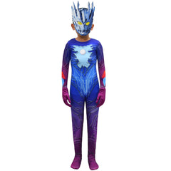 Ultraman Saga Cosplay Costume with Mask Boys Girls Bodysuit Halloween Fancy Jumpsuits