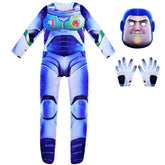 Lightyear Cosplay Costume with Mask Boys Girls Bodysuit Halloween Fancy Jumpsuits