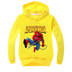 Spiderman Casual Sweatshirt Spring Autumn Hoodie for Kids